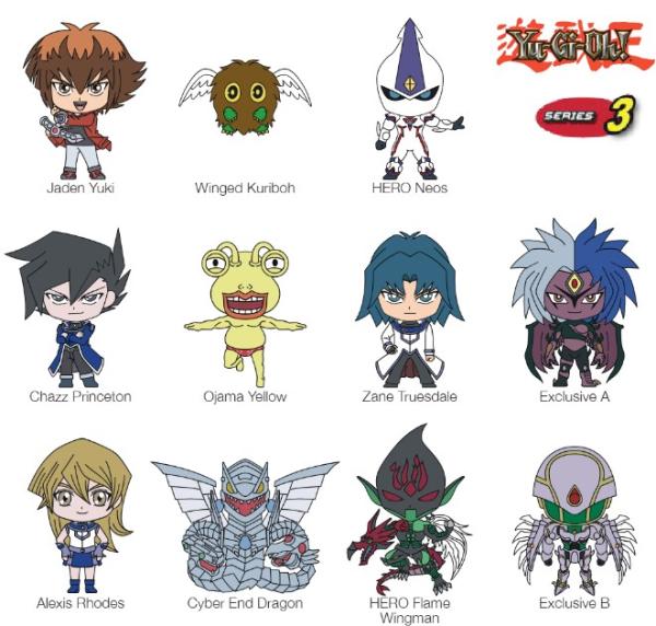 3D FOAM BAG CLIP Yugioh Series 3