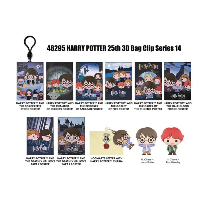 3D FOAM BAG CLIP Harry Potter Series 14