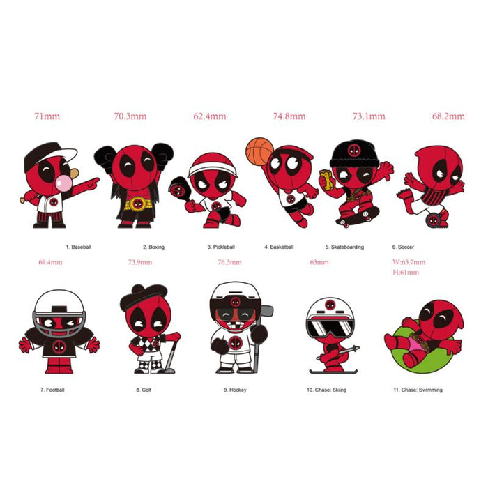 3D FOAM BAG CLIP Deadpool Series 7