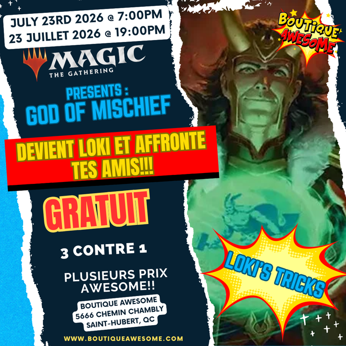 Boutique Awesome's Magic Presents: God of Mischief