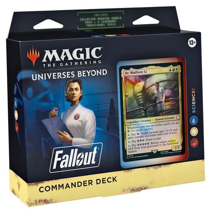 MTG Universes Beyond Fallout Commander Decks - Science!