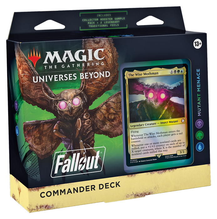 MTG Universes Beyond Fallout Commander Decks - Mutant Menace