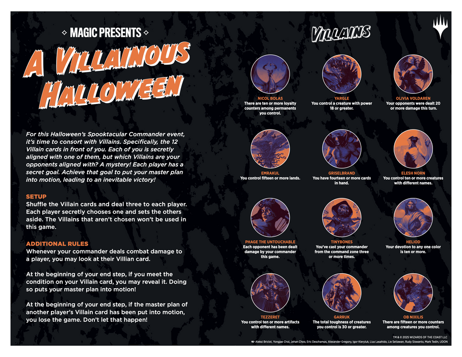 MTG: A Villainous Halloween
