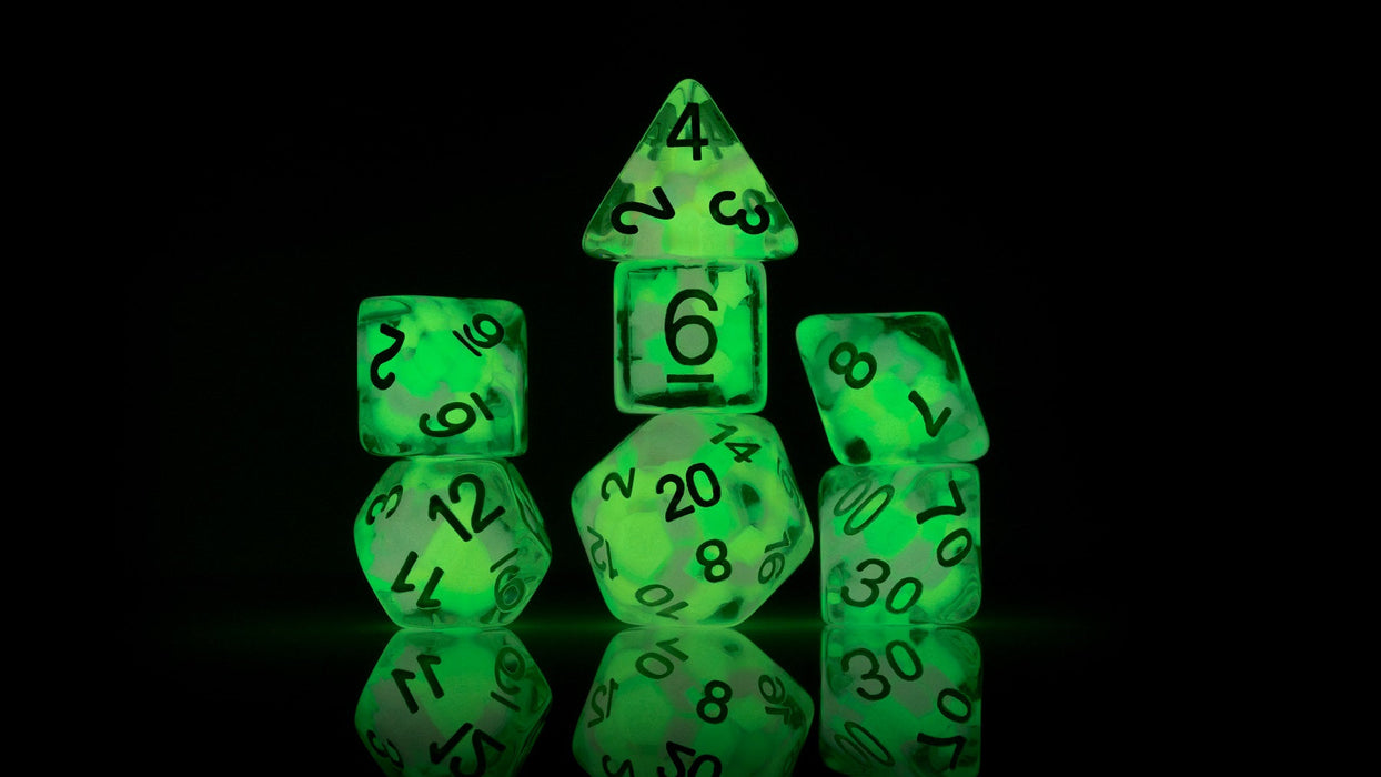 Sirius Dice - Dice Set - Melon Ball Glowworm