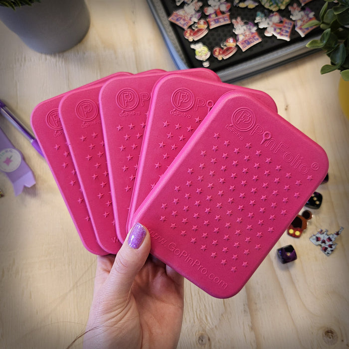 Mini PinFolio Boards - Set of 5 - Hot Pink