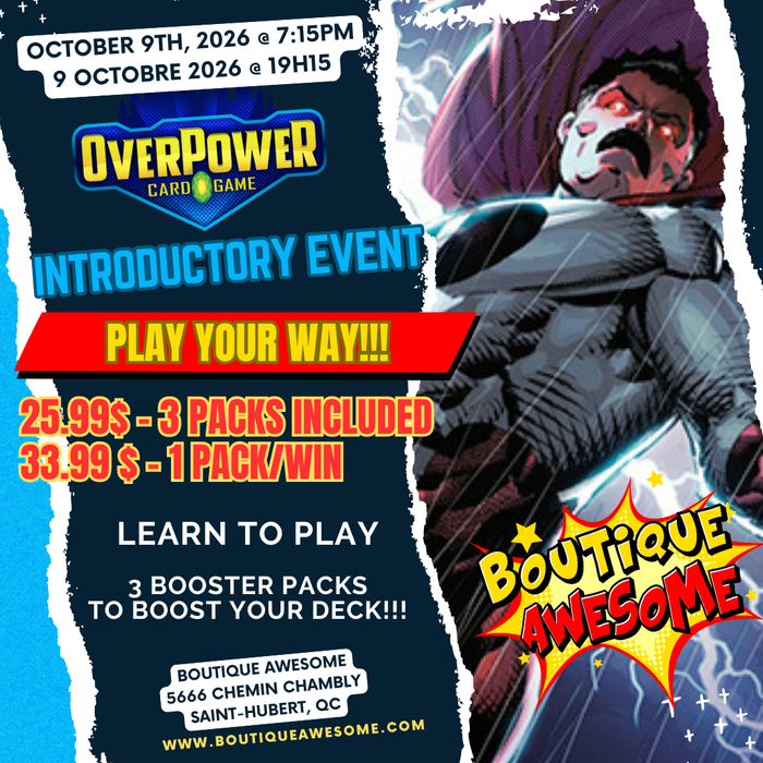 💥🛡️ Overpower TCG: Learn to Play Event! 🛡️💥