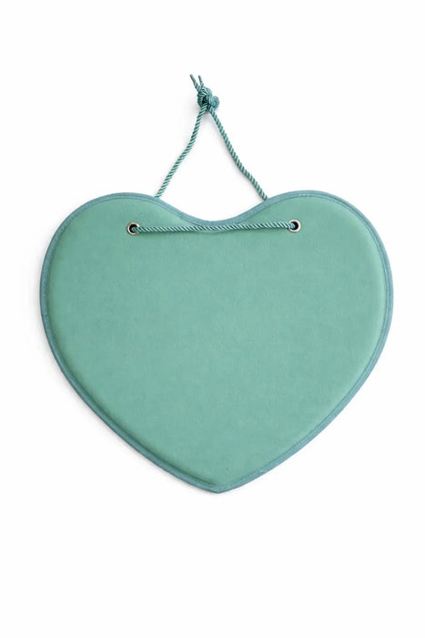 PinFolio Heart Hanging Board Wall Display - Tiffy Blue