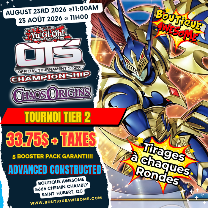 Yu-Gi-Oh! Chaos Origins OTS Championship