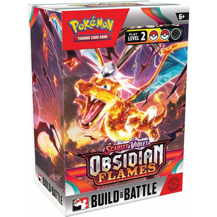 Pokémon TCG Scarlet & Violet Obsidian Flames Build and Battle Box!