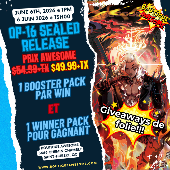 One Piece OP-16 Sealed Release