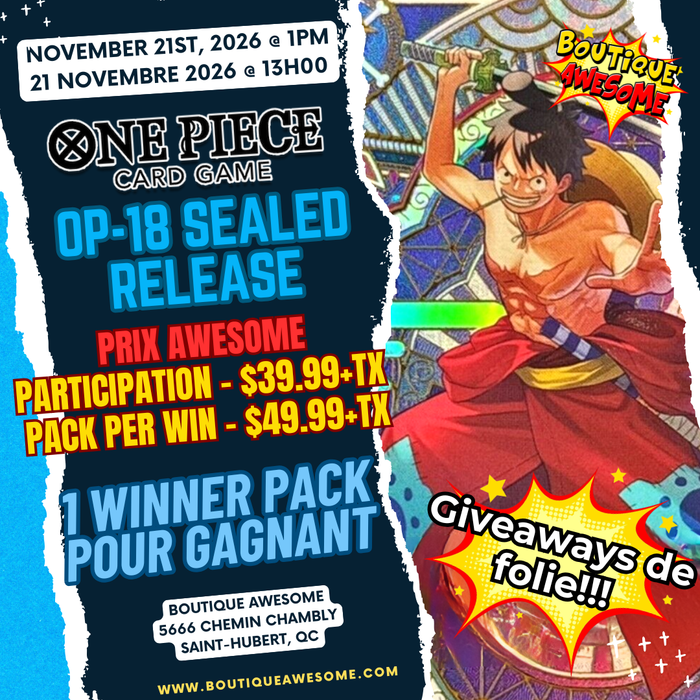 One Piece OP-18 Sealed Release