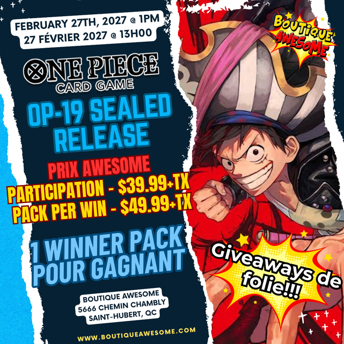 One Piece OP-19 Sealed Release