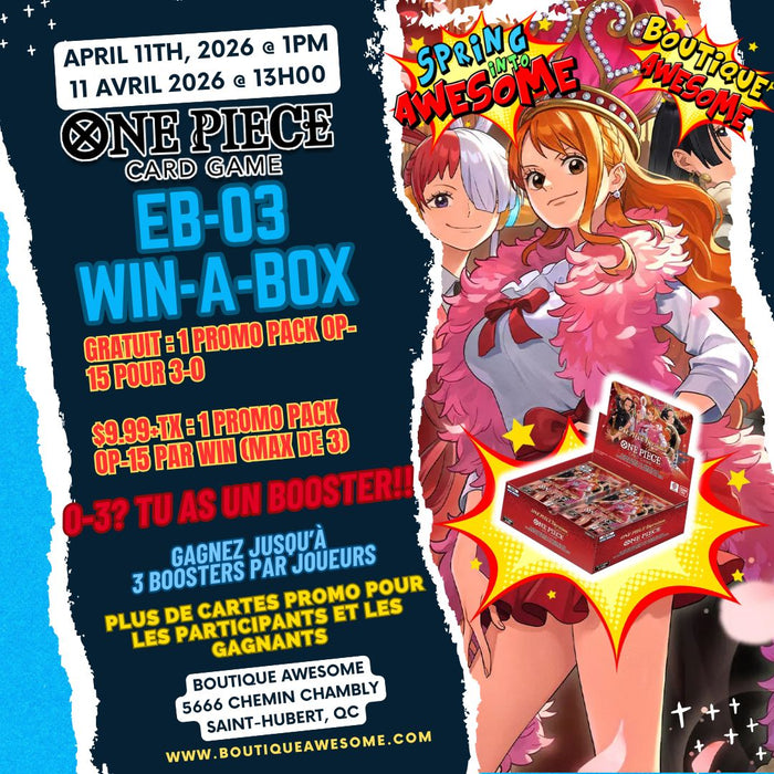 One Piece EB-03 Win-A-Box Event