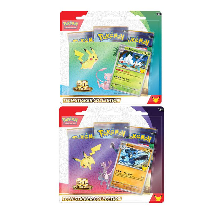 POKEMON 30th Celebration Tech Sticker Collection