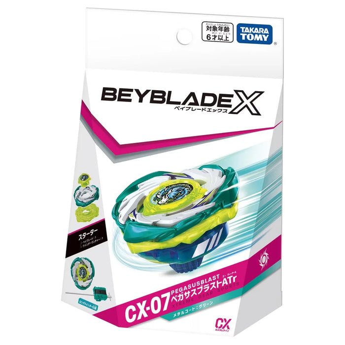 Beyblade X CX-07 Starter Pegasus Blast ATr Takara Tomy