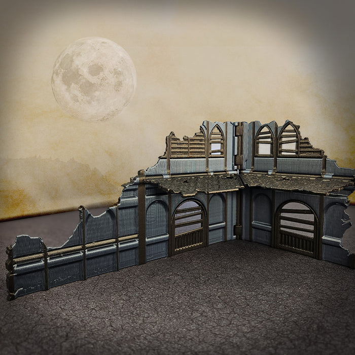 Petit Mur en Ruine – Terrain de Tabletop : Awesome Essentials