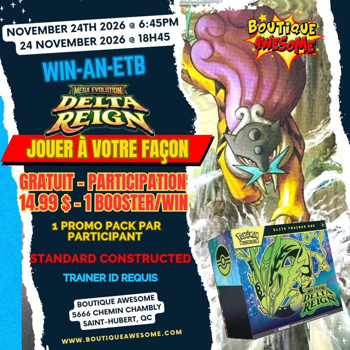 🐉Pokémon : Delta Reign🐉 Awesome Win-an-ETB Event