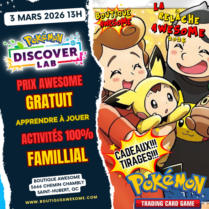 Pokemon Discovery Lab - Édition Relâche Awesome