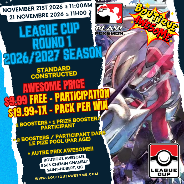 🐦‍🔥Pokemon League Cup Round 1 2026-2027🐦‍🔥