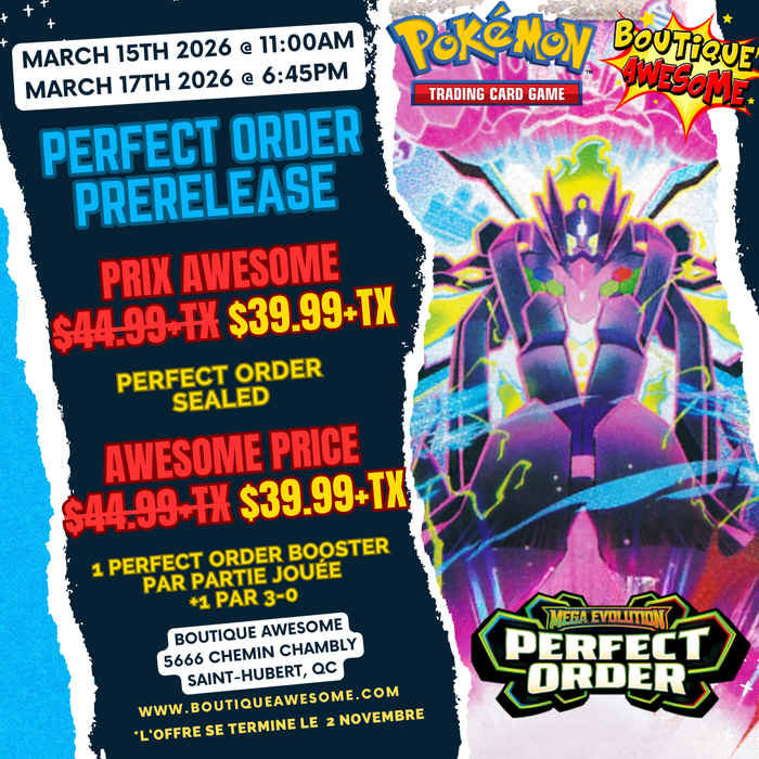 Pokémon Perfect Order Awesome Prerelease