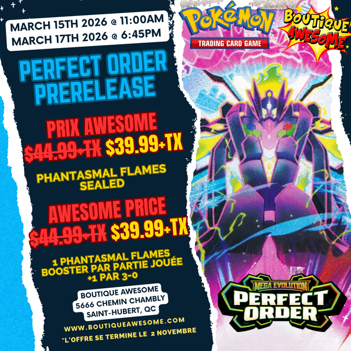 Pokémon Perfect Order Awesome Prerelease