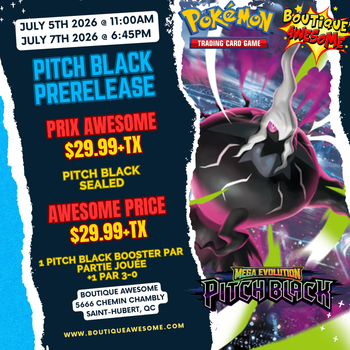 Pokémon Pitch Black Awesome Prerelease