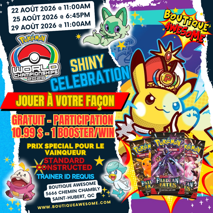 Pokémon TCG: Awesome World Championships ✨Shiny✨ Celebration