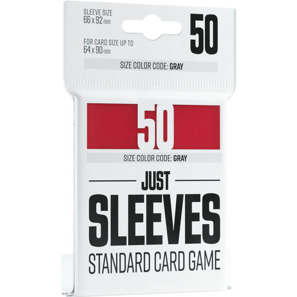 Gamegenic Just Sleeves (50 ct) Red