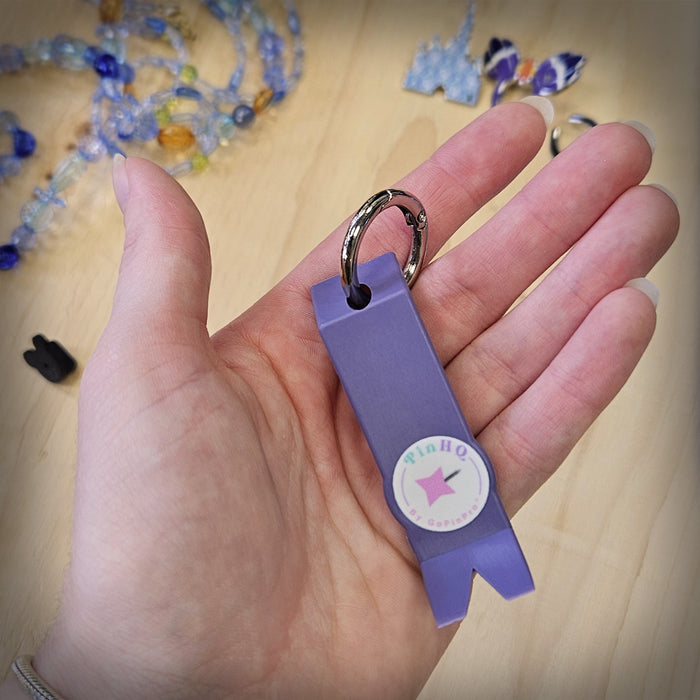 GoPinPro Mini Pin Popper Keychains - Purple