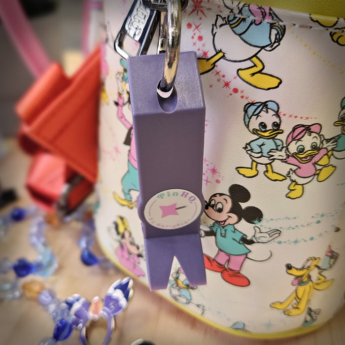 GoPinPro Mini Pin Popper Keychains - Purple