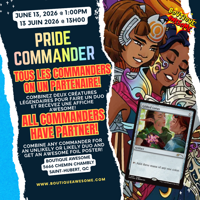 🌈Magic Presents: Pride Commander - Samedi 13 juin @ 13h🌈
