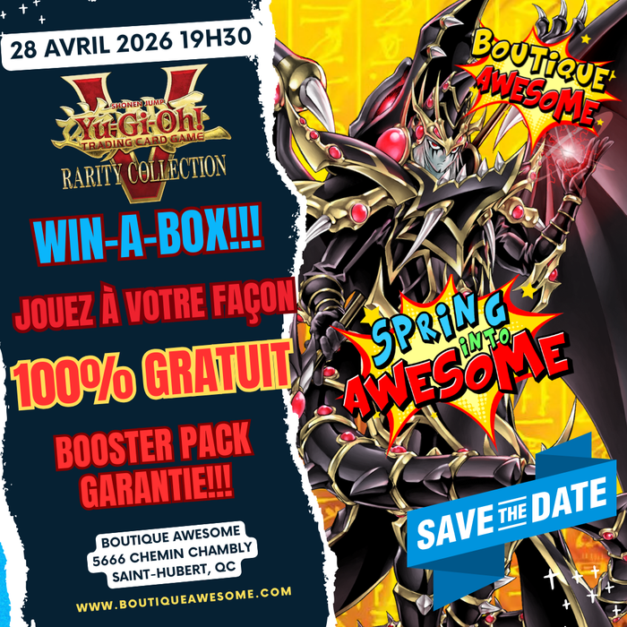Yu-Gi-Oh! : Rarity Collection V Win-A-Box Event