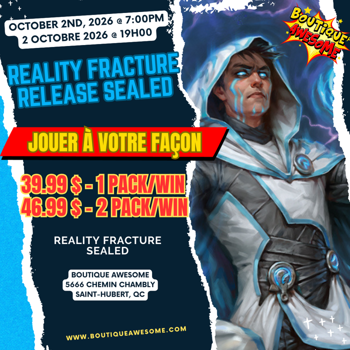 Awesome Reality Fracture Release Sealed!