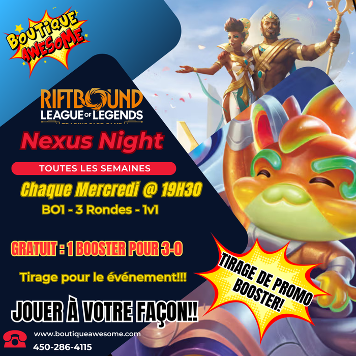 Riftbound: Wednesday Casual Nexus Nights