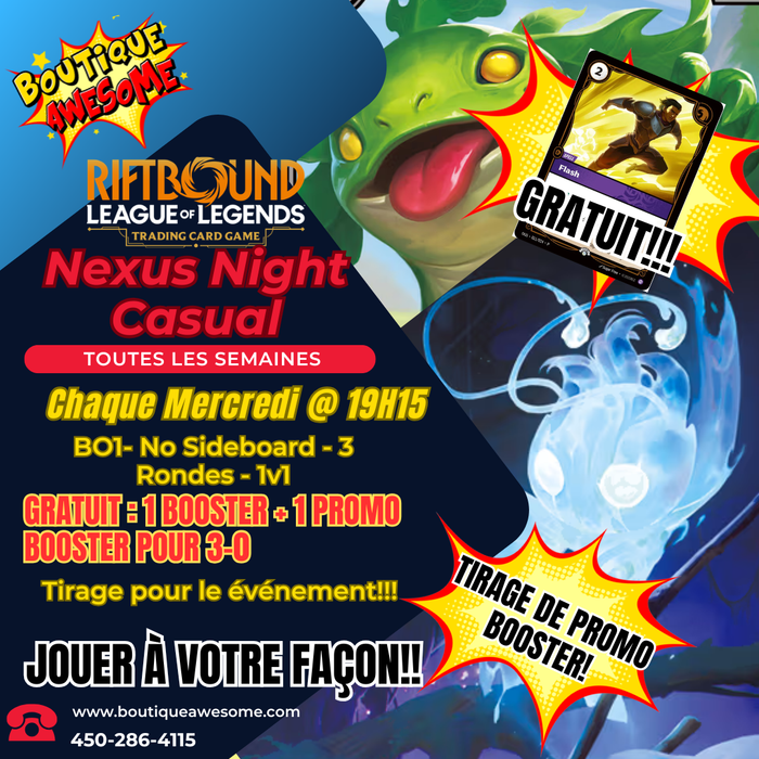 Riftbound: Wednesday Casual Nexus Nights