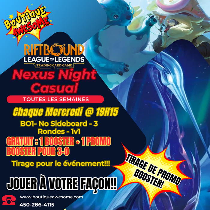 Riftbound: Wednesday Casual Nexus Nights