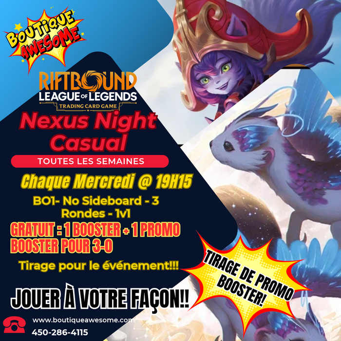 Riftbound: Wednesday Casual Nexus Nights