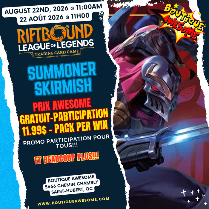 Riftbound Awesome Summoner Skirmish - August 2026