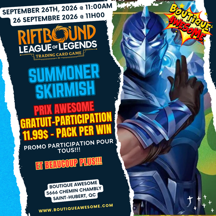 Riftbound Awesome Summoner Skirmish - September 2026