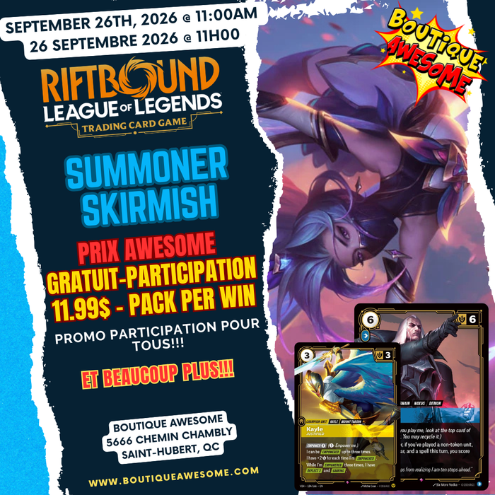 Riftbound Awesome Summoner Skirmish - September 2026