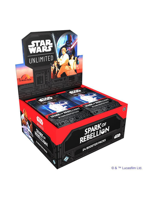 Star Wars: Unlimited: Spark of Rebellion - Booster Box - Releases March 8, 2024