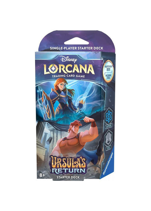 Disney Lorcana: Ursula's Return - Starter Deck - Sapphire & Steel (English)