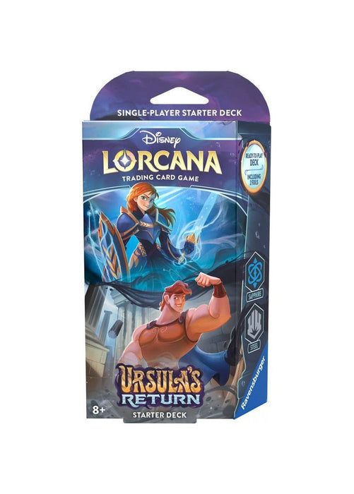 Disney Lorcana: Ursula's Return - Starter Deck - Sapphire & Steel (Français)