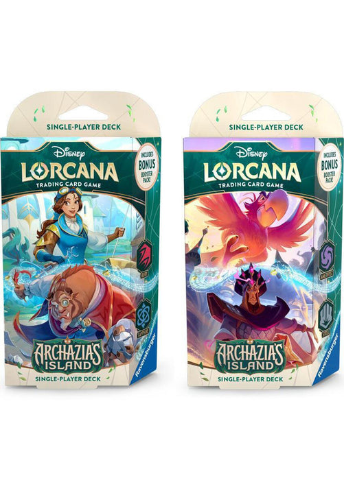Disney Lorcana: Archazia's Island - Starter Deck SET OF TWO (Francais)