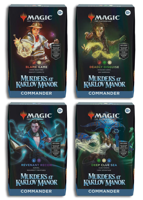 Murders at Karlov Manor Commander Decks (Set of 4)