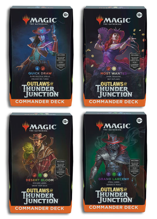Outlaws of Thunder Junction Commander Decks (Set of 4)