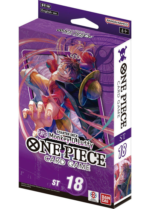 ONE PIECE - Starter Deck - ST18 - PURPLE Monkey.D.Luffy