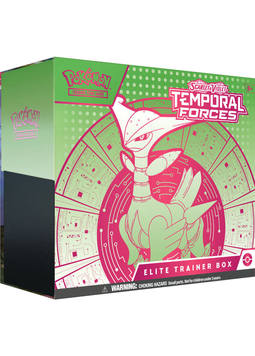 Pokémon TCG - SV05 - Scarlet & Violet - Temporal Forces - Elite Trainer Box - Iron Leaves