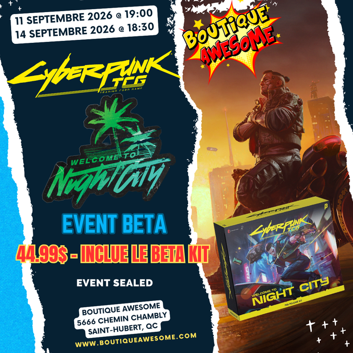 🌃 CYBERPUNK TCG: WELCOME TO NIGHT CITY — AWESOME BETA EVENT 🌃