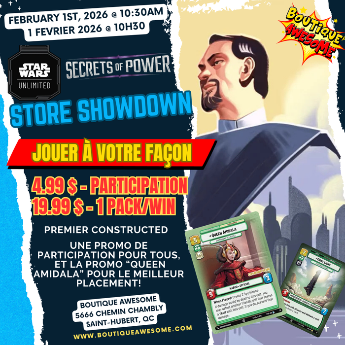 SWU Secrets of Power Store Showdown!